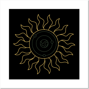 Solar system in the sun Posters and Art